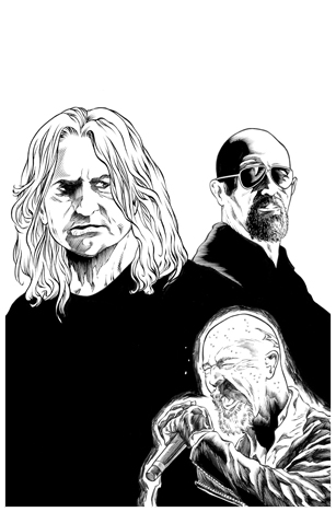 Judas Priest Comic Book Interior Page
